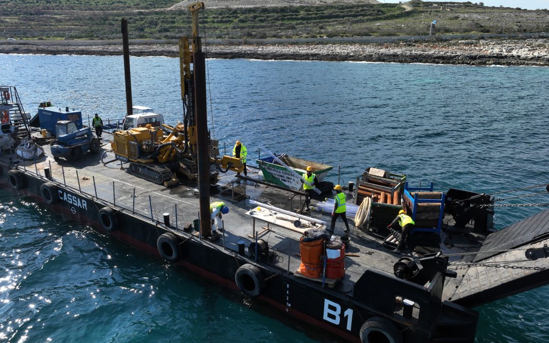 ICM completed the geophysical survey of the route of the second Malta to Sicily electrical interconnector