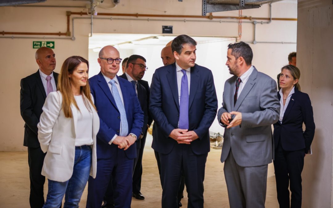 EU Executive Vice-President Raffaele Fitto visits IC2 EU Funded works